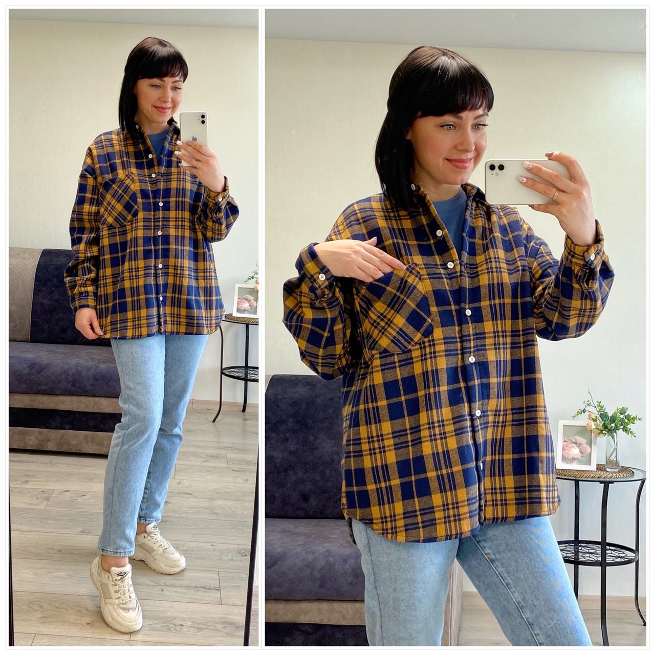 Тёплая рубашка в клетку от #Streamgirl