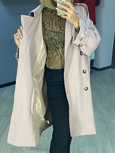 Розовый тренч от EasyBeauty Store.