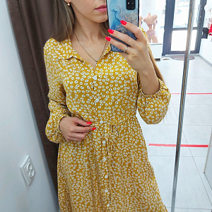 Платье рубашечного кроя